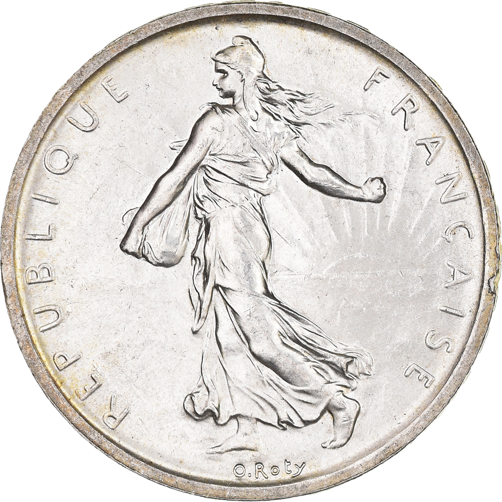 Coin, France, Semeuse, 5 Francs, 1960, , Silver, KM:926, Gadoury:770