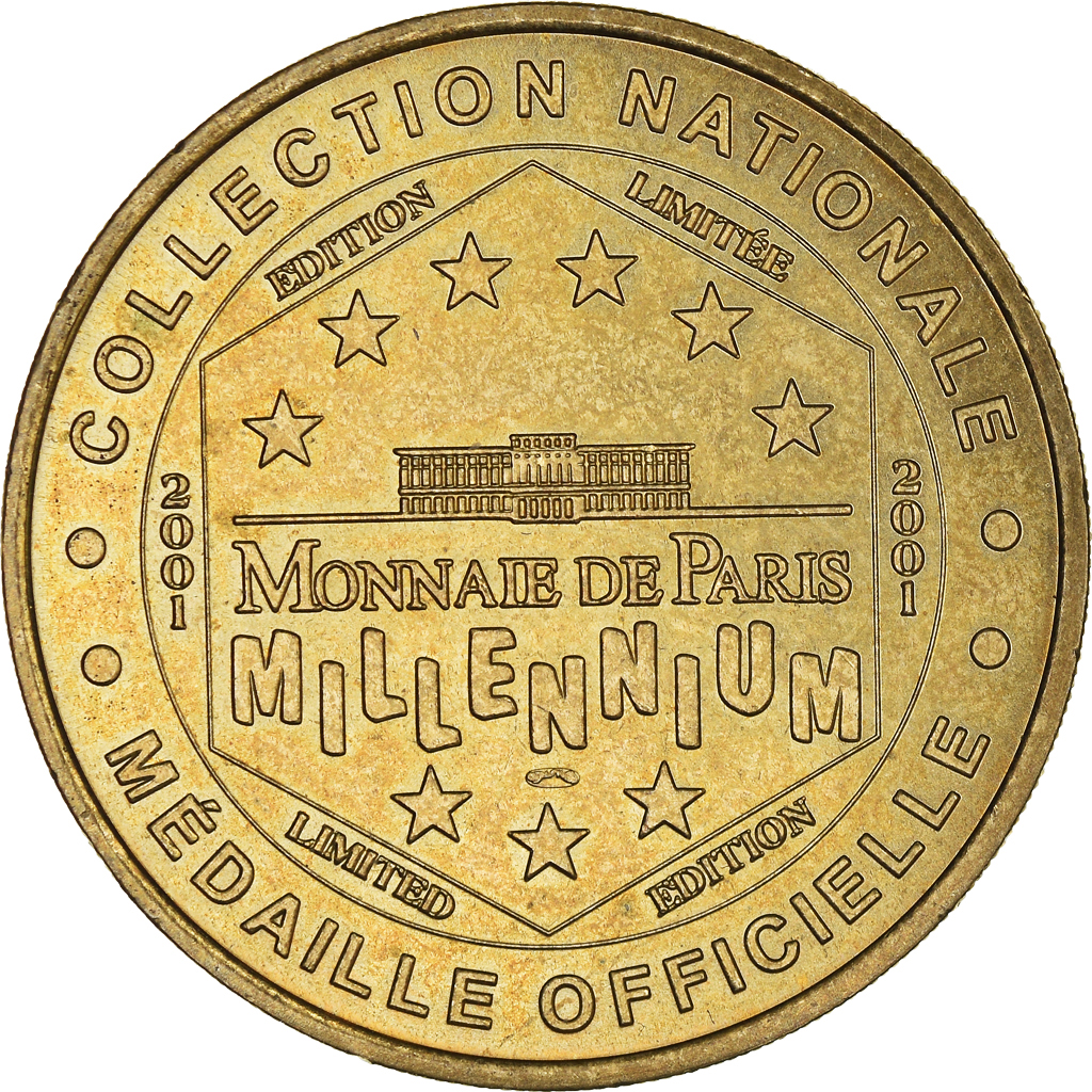 France, Token, Touristic token, Cathédrale Notre Dame - n° 1 -, 2001, Monnaie