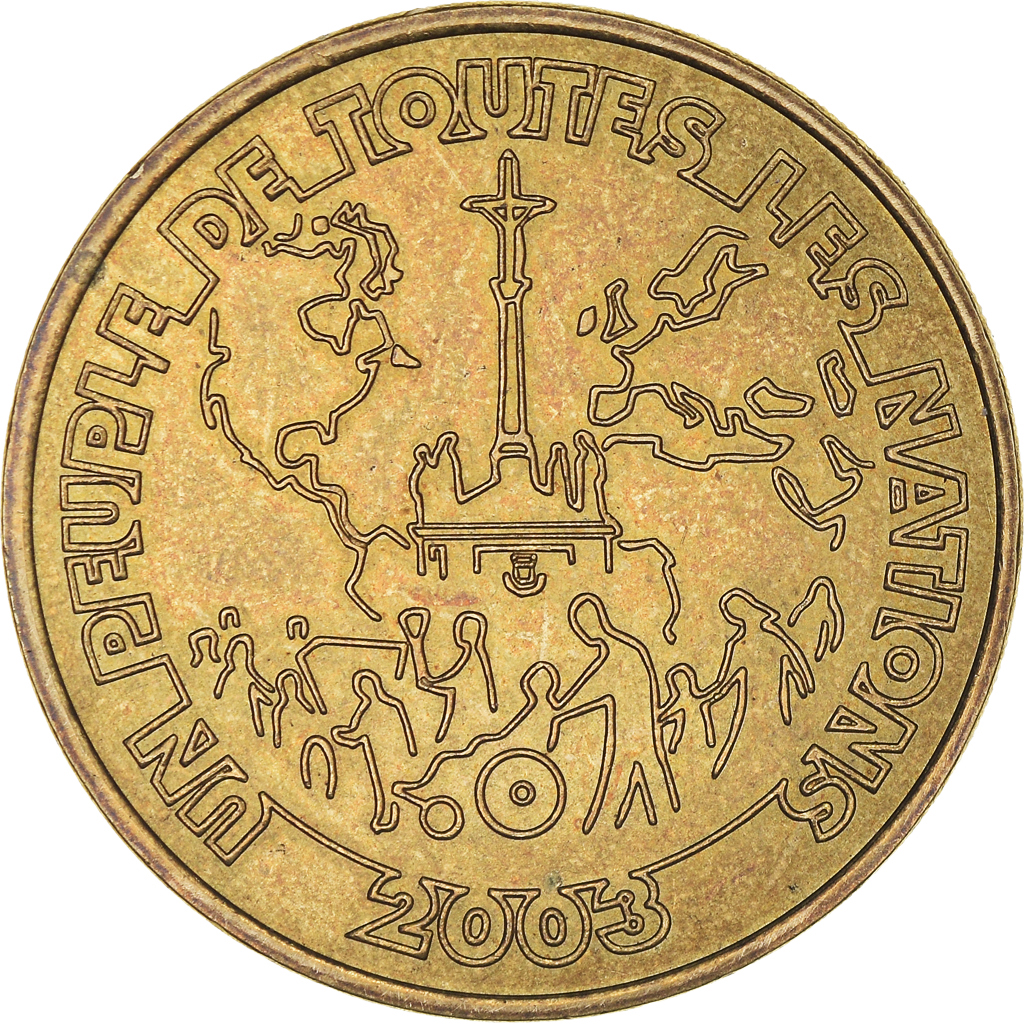 France, Token, Touristic token, Lourdes - Un peuple de toutes les nations, Arts