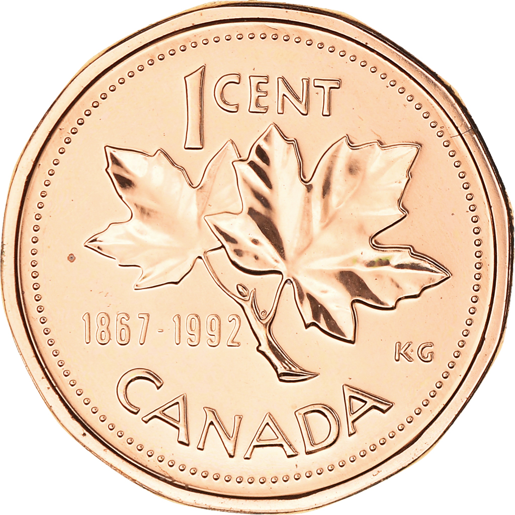 Coin, Canada, Cent, 1992, Ottawa, , Copper Plated Steel