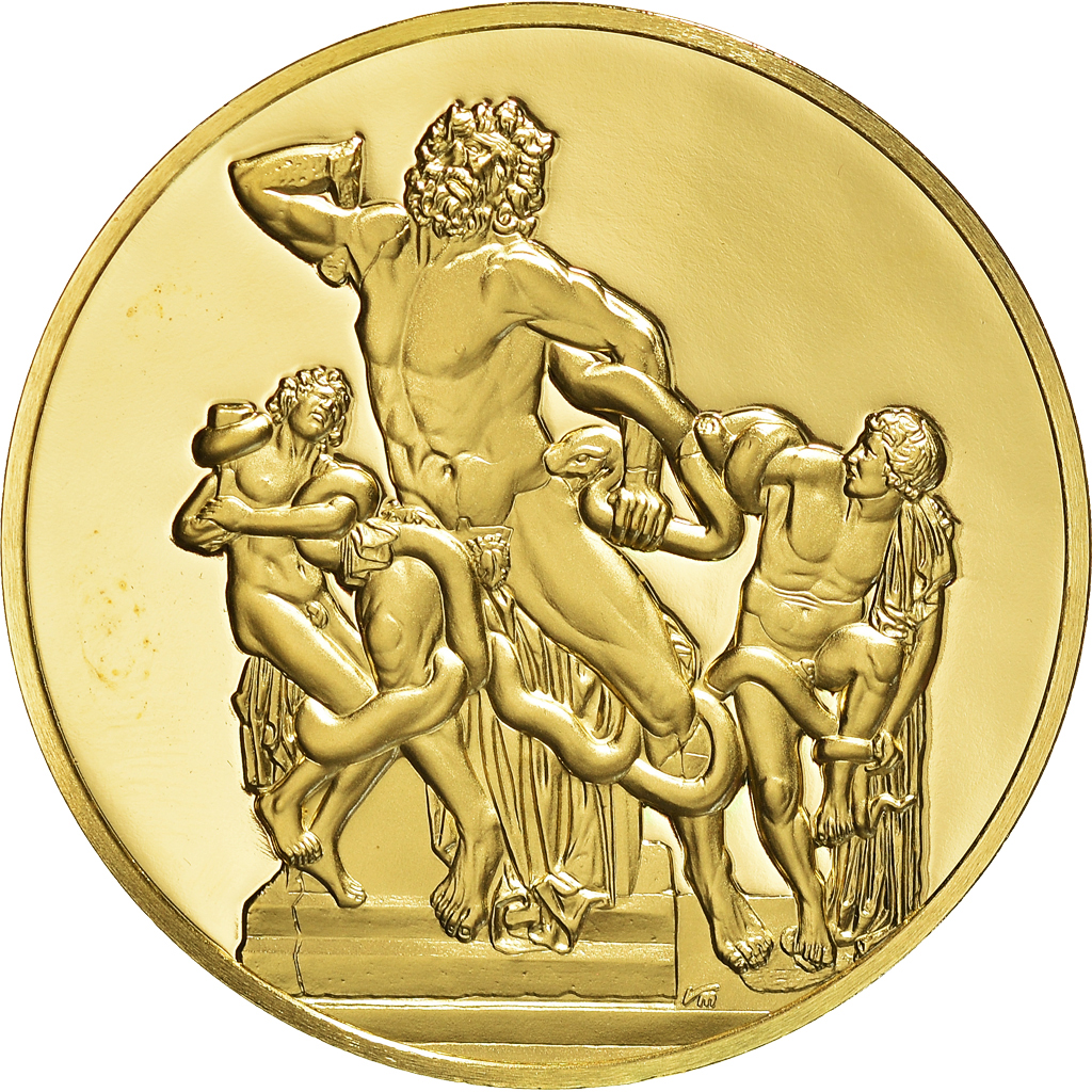 United States of America, Medal, The Art Treasures of Ancient Greece, Laocoön