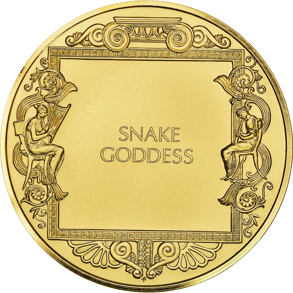 United States of America, Medal, The Art Treasures of Ancient Greece, Snake