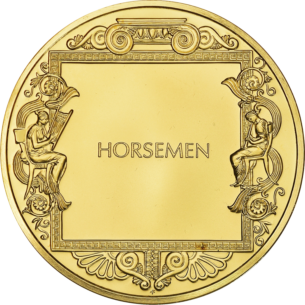 United States of America, Medal, The Art Treasures of Ancient Greece, Horsemen