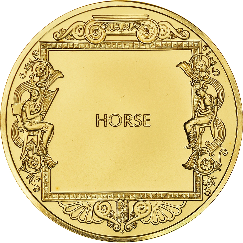 United States of America, Medal, The Art Treasures of Ancient Greece, Horse