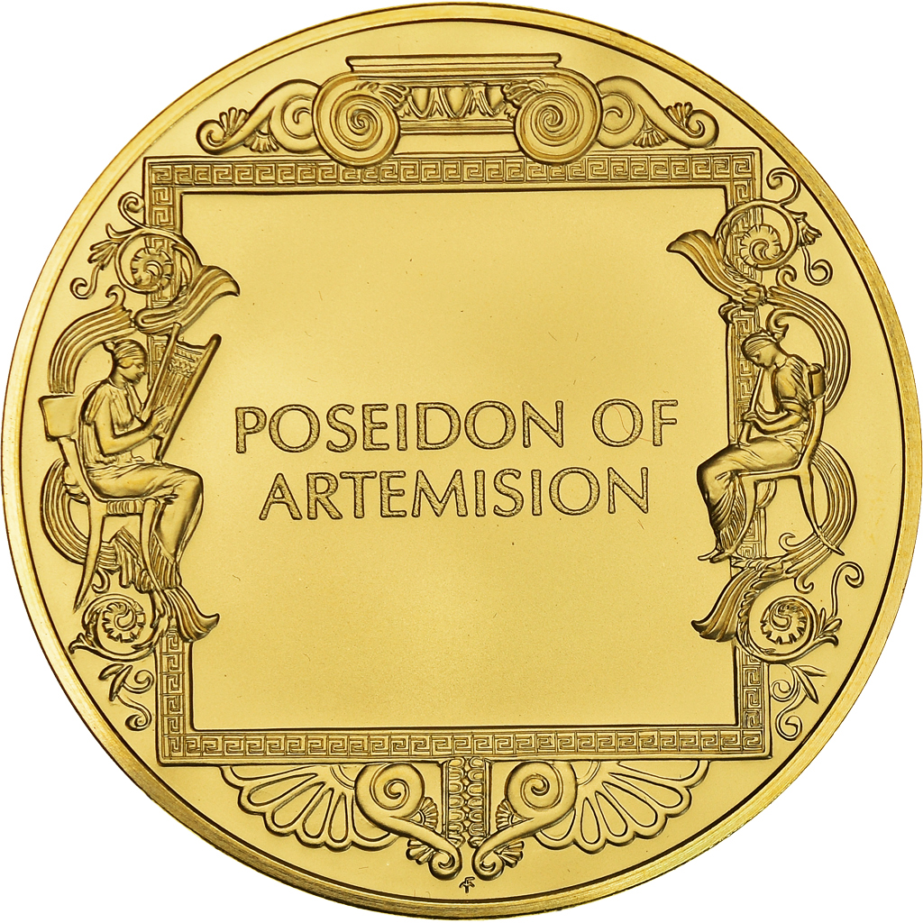 United States of America, Medal, The Art Treasures of Ancient Greece, Poseidon
