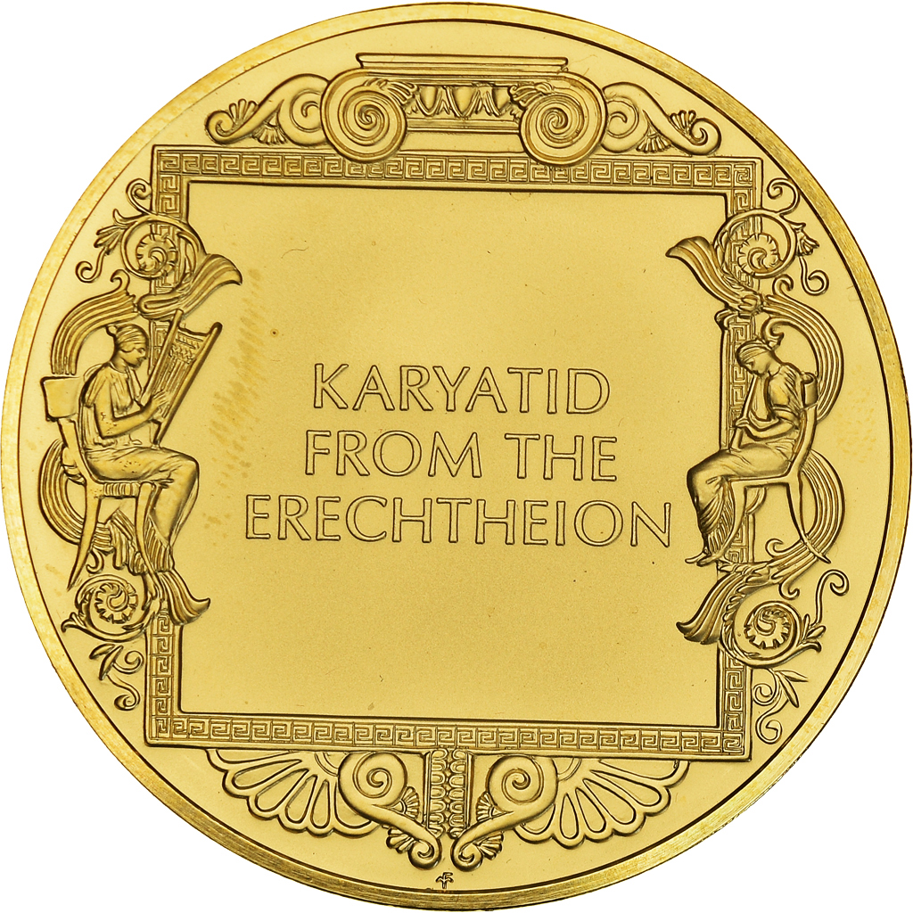 United States of America, Medal, The Art Treasures of Ancient Greece, Karyatid