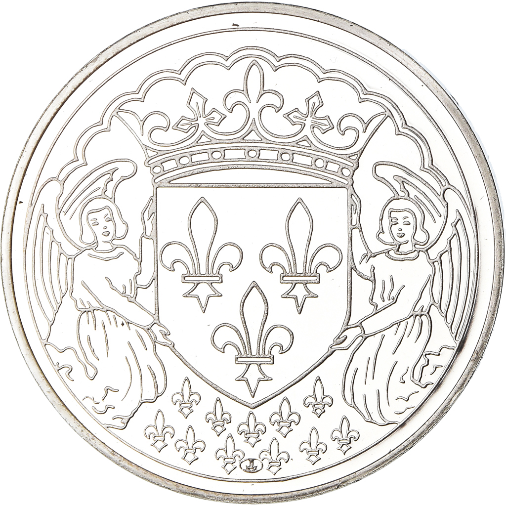 France, Medal, Les Rois de France, Charles VIII, History, , Silver