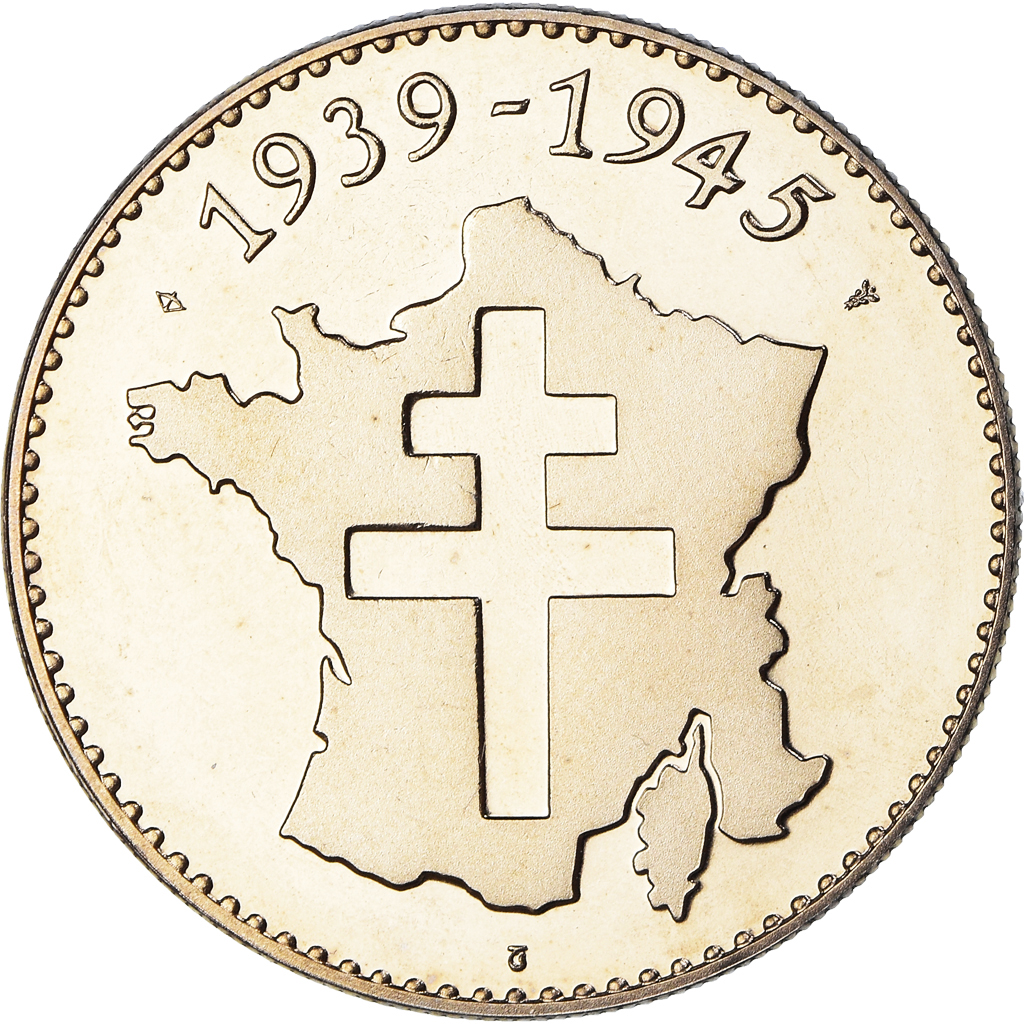 Francia, medalla, Paris libéré - 25 Aout 1944, WAR, 1939-1945, FDC, Cobre -