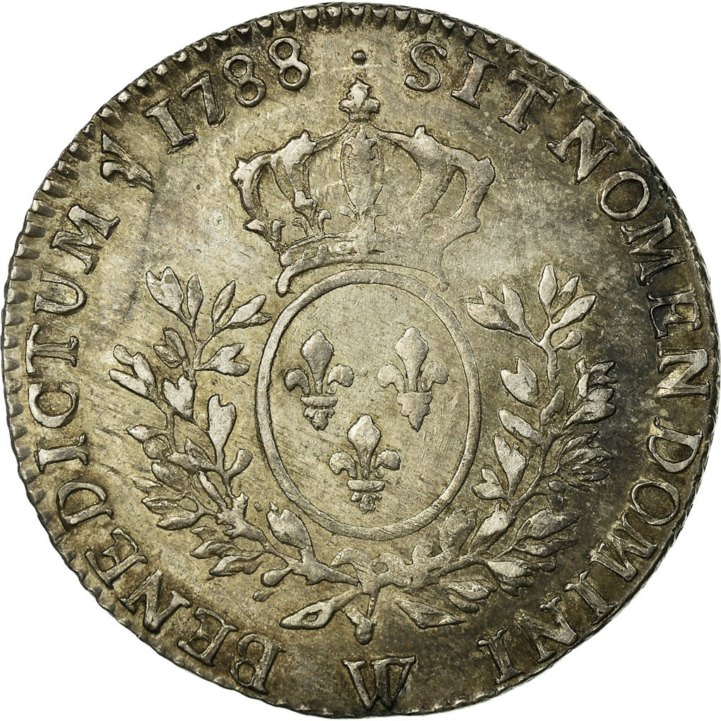 Coin, France, Louis XVI, 1/5 Écu, 24 Sols, 1/5 ECU, 1788, Lille, 