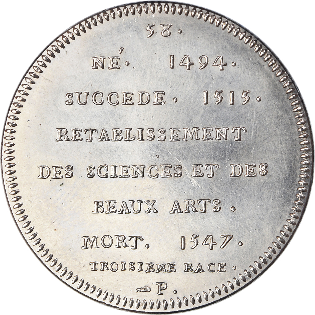 France, Medal, Les Rois de France, François Ier, History, Piéfort, 