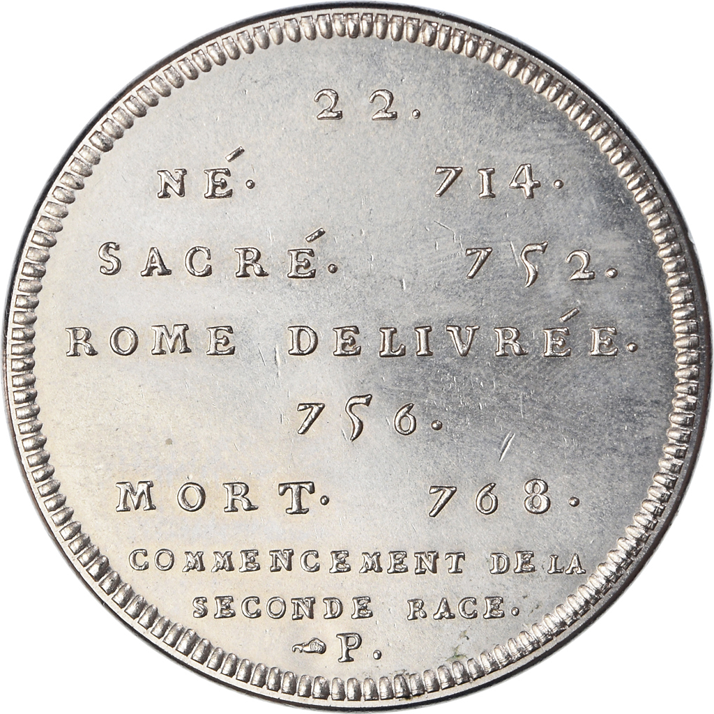 France, Medal, Les Rois de France, Pépin le Bref, History, Piéfort, 