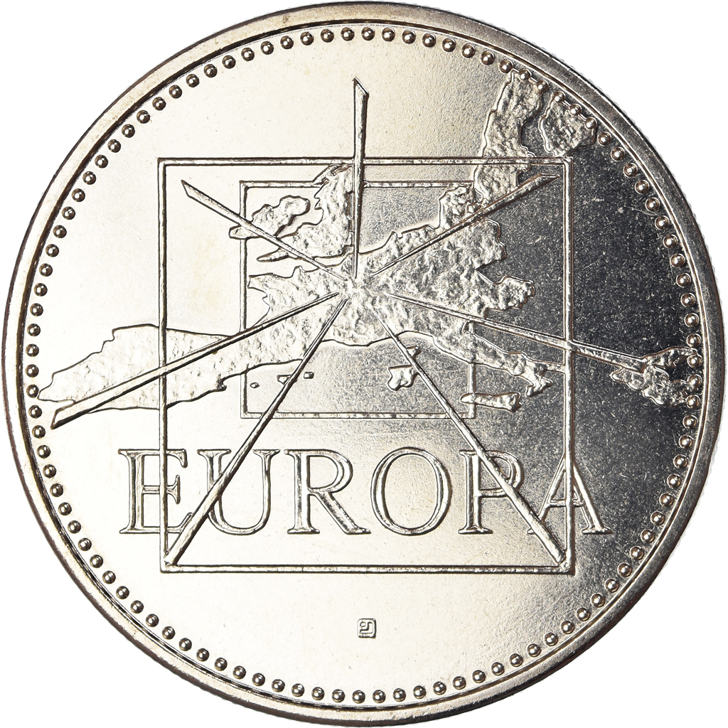 France, Medal, Ecu Europa, Politics, 1995, MDP, , Copper-nickel