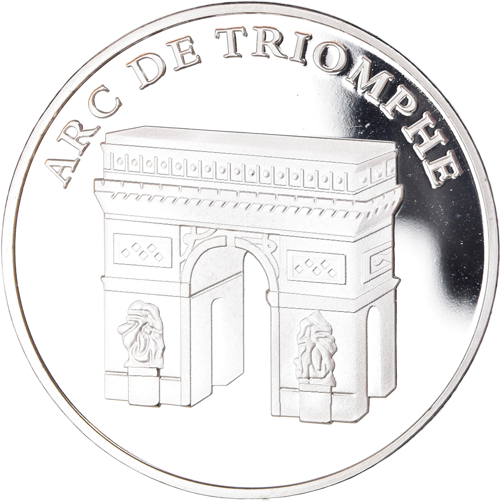 Francia, zeton, Paris - Arc de Triomphe - Napoléon Bonaparte, Proof, FDC