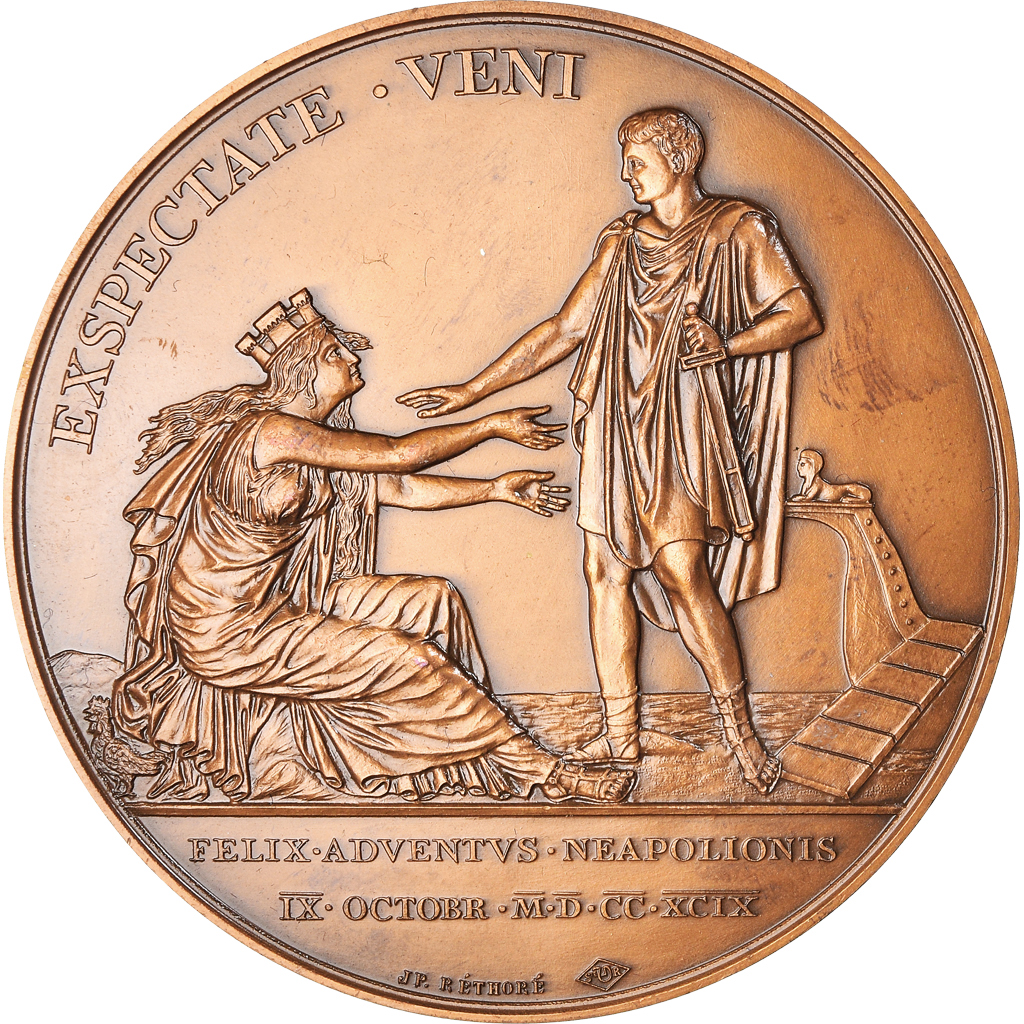 France, Medal, Napoléon Ier, Oriens, Débarquement à Fréjus, History, 1989