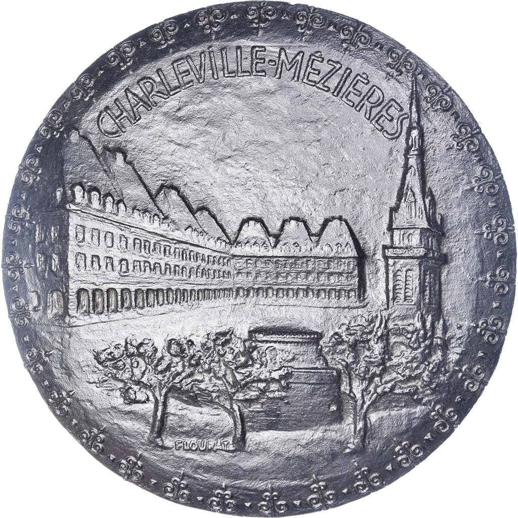 Frankrijk, Medaille, Ville de Charleville-Mézières, Geography, Flourat, ZF+