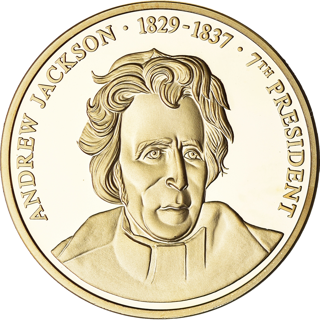 United States of America, Medal, Les Présidents des Etats-Unis, Jackson