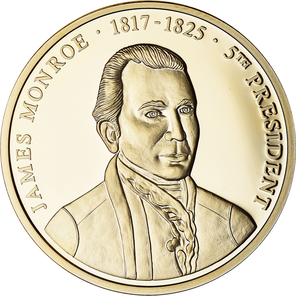 United States of America, Medal, Les Présidents des Etats-Unis, Monroe