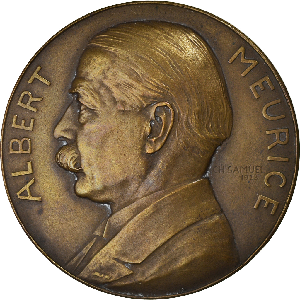 Belgium, Medal, Albert Meurice, Bruxelles, Sciences & Technologies, 1923