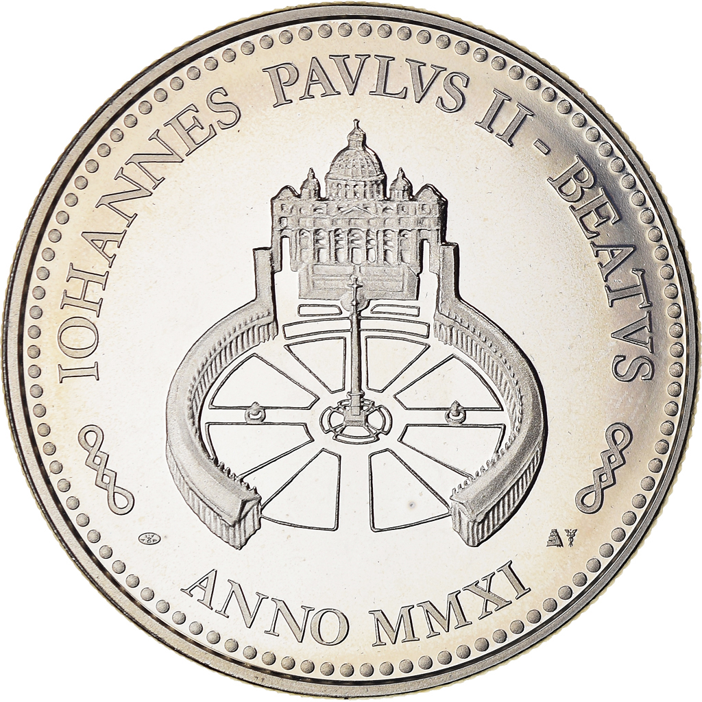 Vaticano, medalla, La Béatification de jean-Paul II, Religions & beliefs, 2011