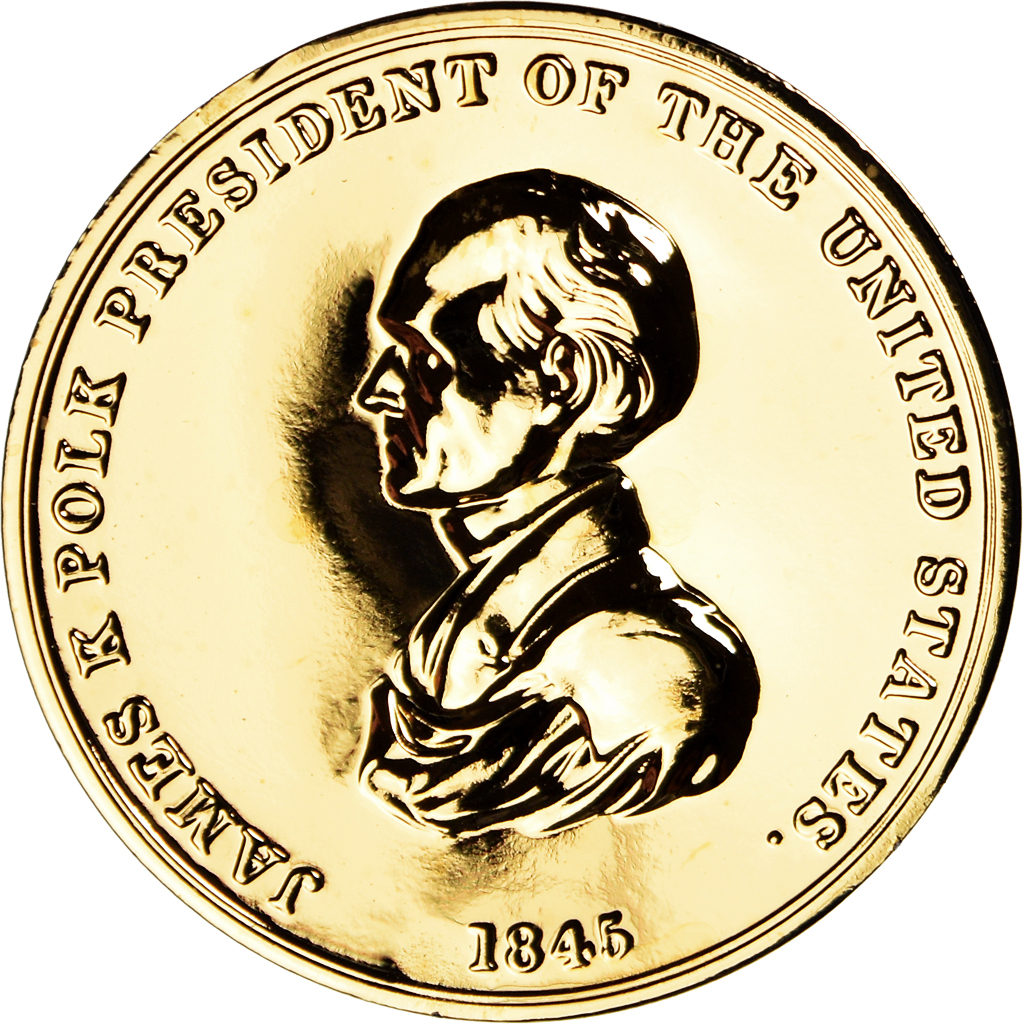 United States of America, Medal, Les Présidents des Etats-Unis, J. Polk
