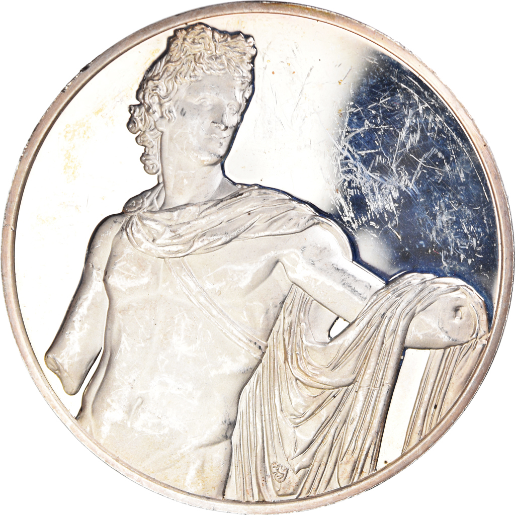 France, Medal, Peinture, L'Apollon du Belvédère, Grèce, Arts & Culture
