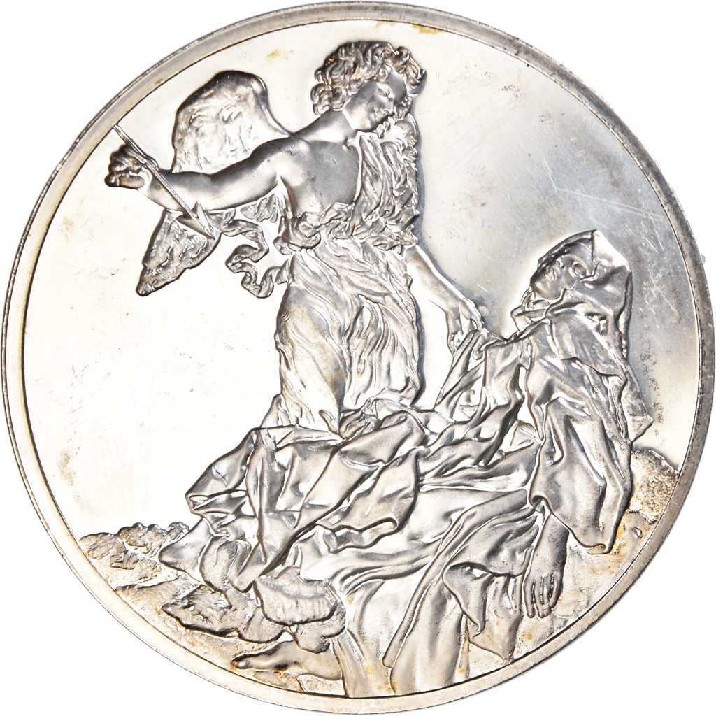 France, Medal, L'Extase de Sainte Thérèse, Bernini, Arts & Culture, 