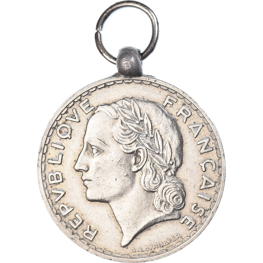 France, Medal, 5 Francs Lavrillier Transformée, , Nickel
