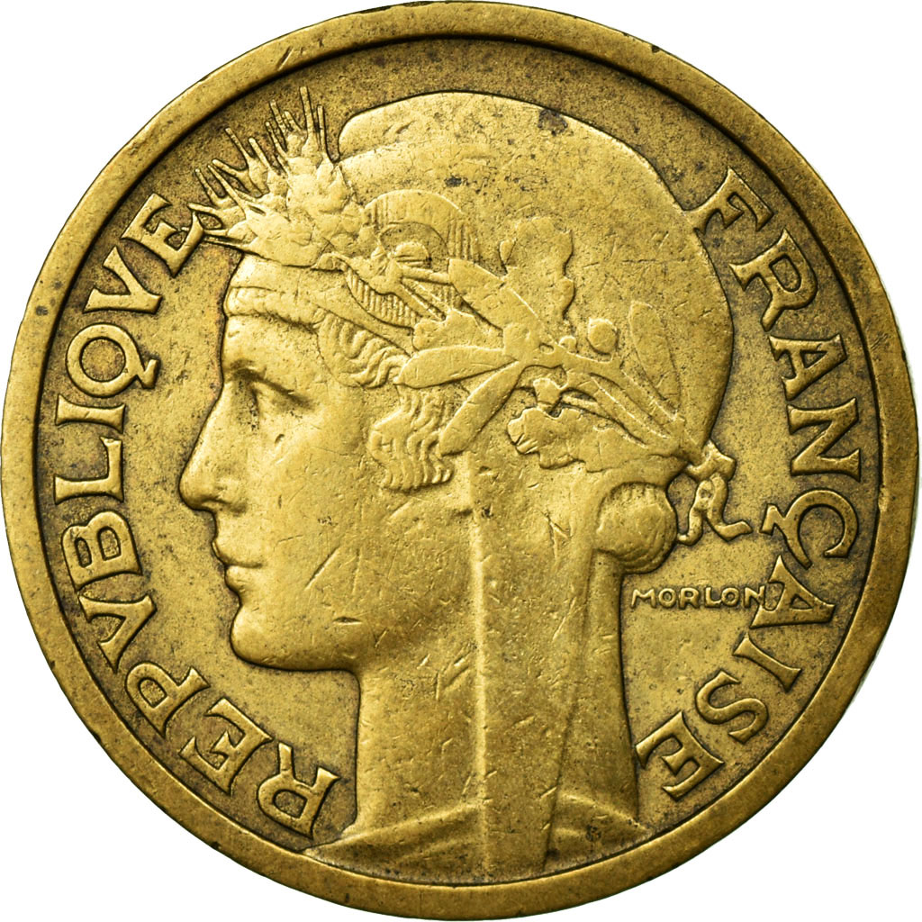 Coin, France, Morlon, 2 Francs, 1935, , Aluminum-Bronze, KM:886