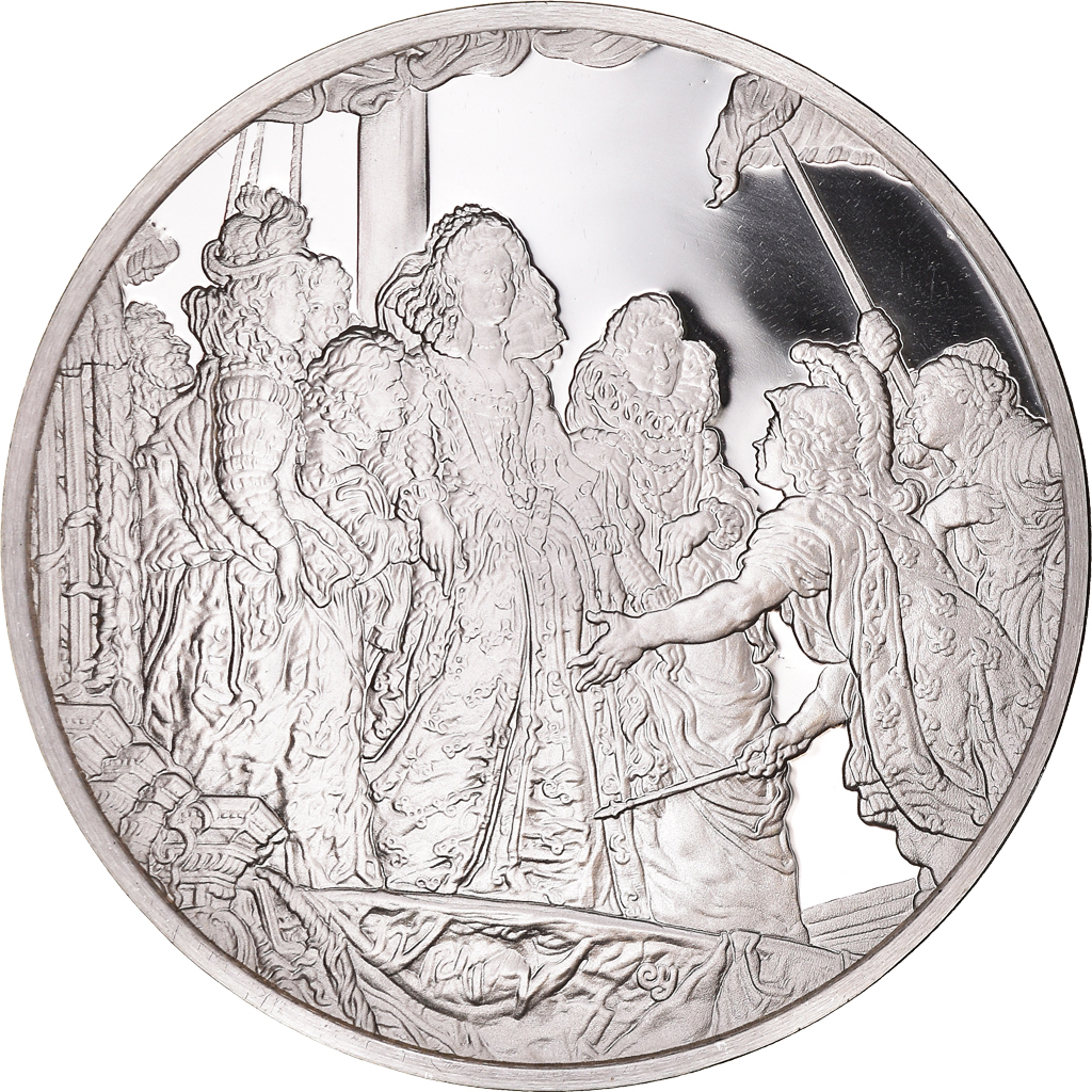 France, Medal, Peinture, Rubens, L'Arrivée de Marie de Médicis à Marseille