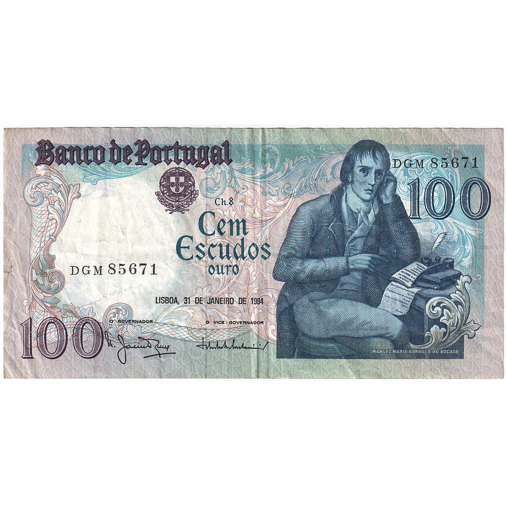 196391] Portugal, 100 Escudos, 1984, 1984-01-31, KM:178c, EF