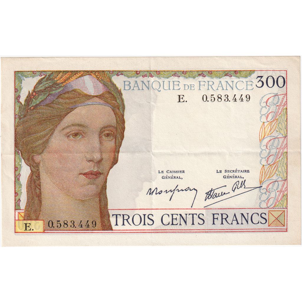 Frankrijk, 300 Francs, E.0.583.449, SUP