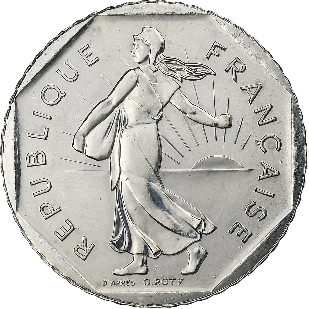 France, 2 Francs, Semeuse, 2001, Nickel, , Gadoury:547, KM:942.2