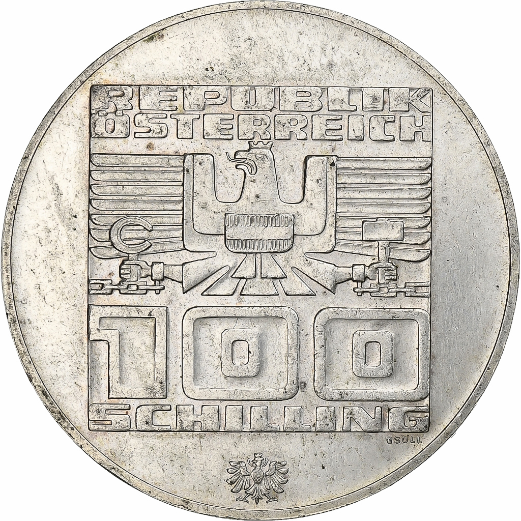 Austria, 100 Schilling, 1976, Silver, , KM:2929