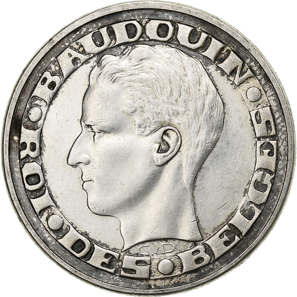 Belgium, Baudouin I, 50 Francs, 50 Frank, 1958, Silver, , KM:150.1