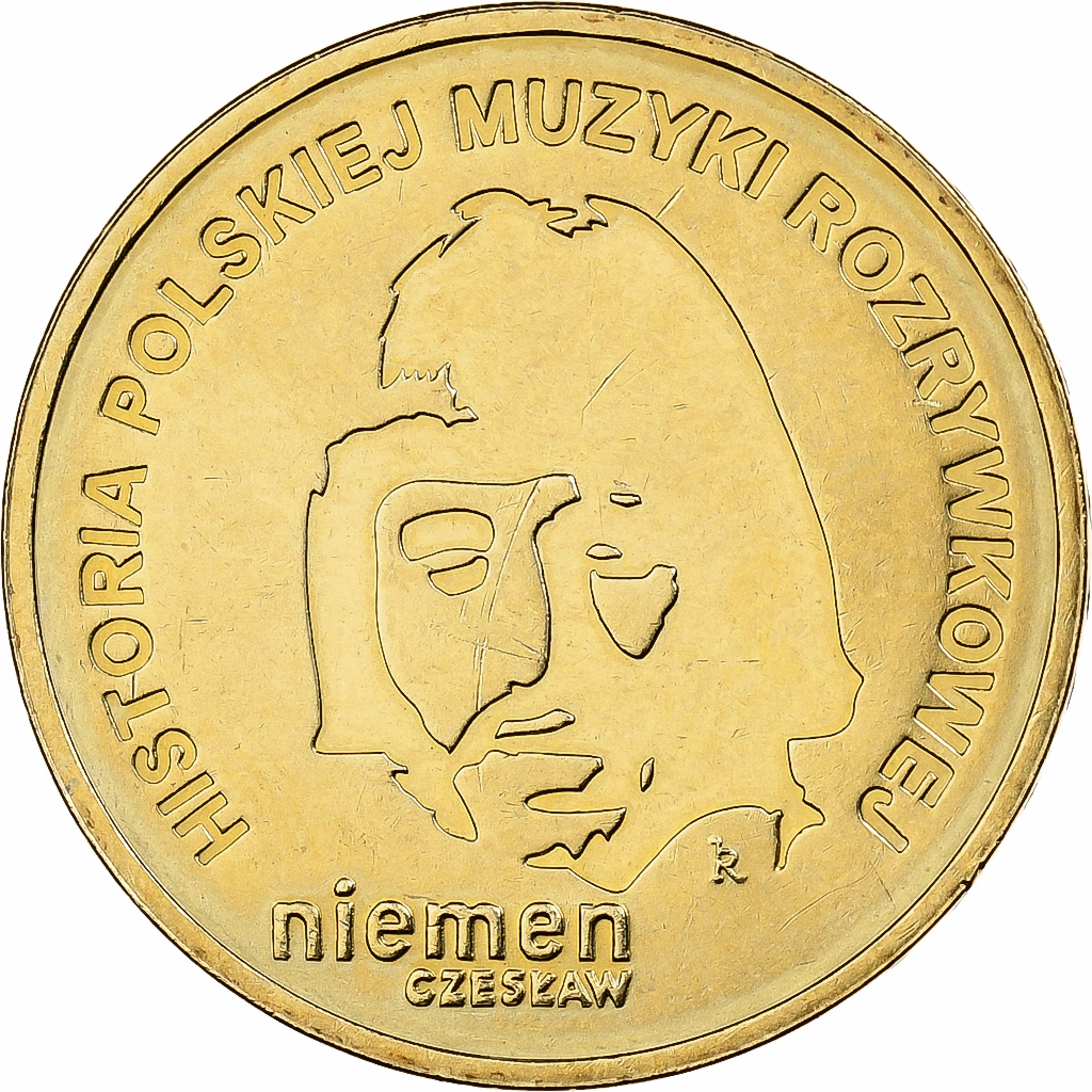 Poland, 2 Zlote, 2009, Warsaw, Brass, , KM:684