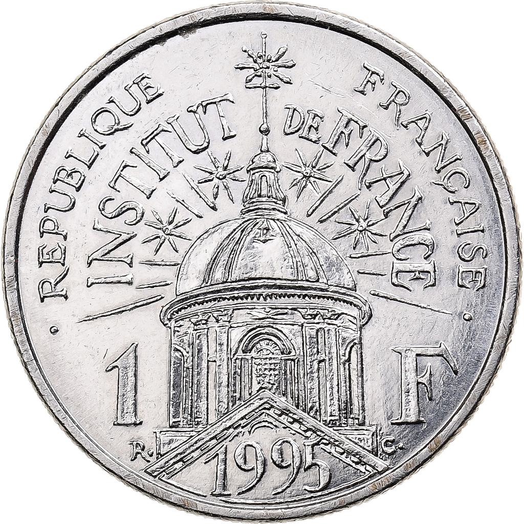 France, Franc, Institut, 1995, Nickel, , Gadoury:480, KM:1133