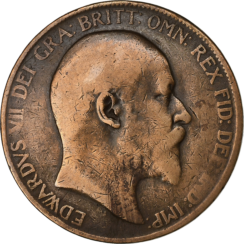 Great Britain, Edward VII, Penny, 1907, Bronze, , KM:794.2