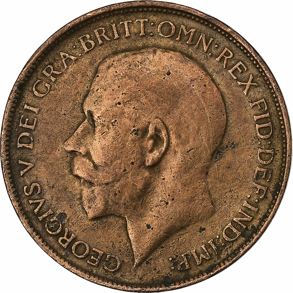 Great Britain, George V, Penny, 1912, Heaton, Bronze, , KM:810