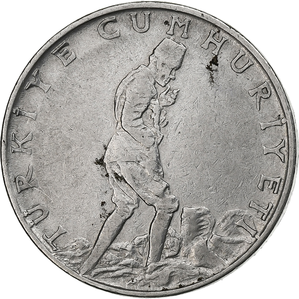 Turkey, 2-1/2 Lira, 1962, Stainless Steel, , KM:893.1