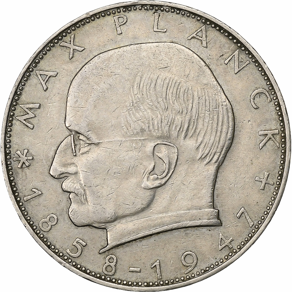 GERMANY - FEDERAL REPUBLIC, 2 Mark, 1961, Munich, Copper-nickel, 