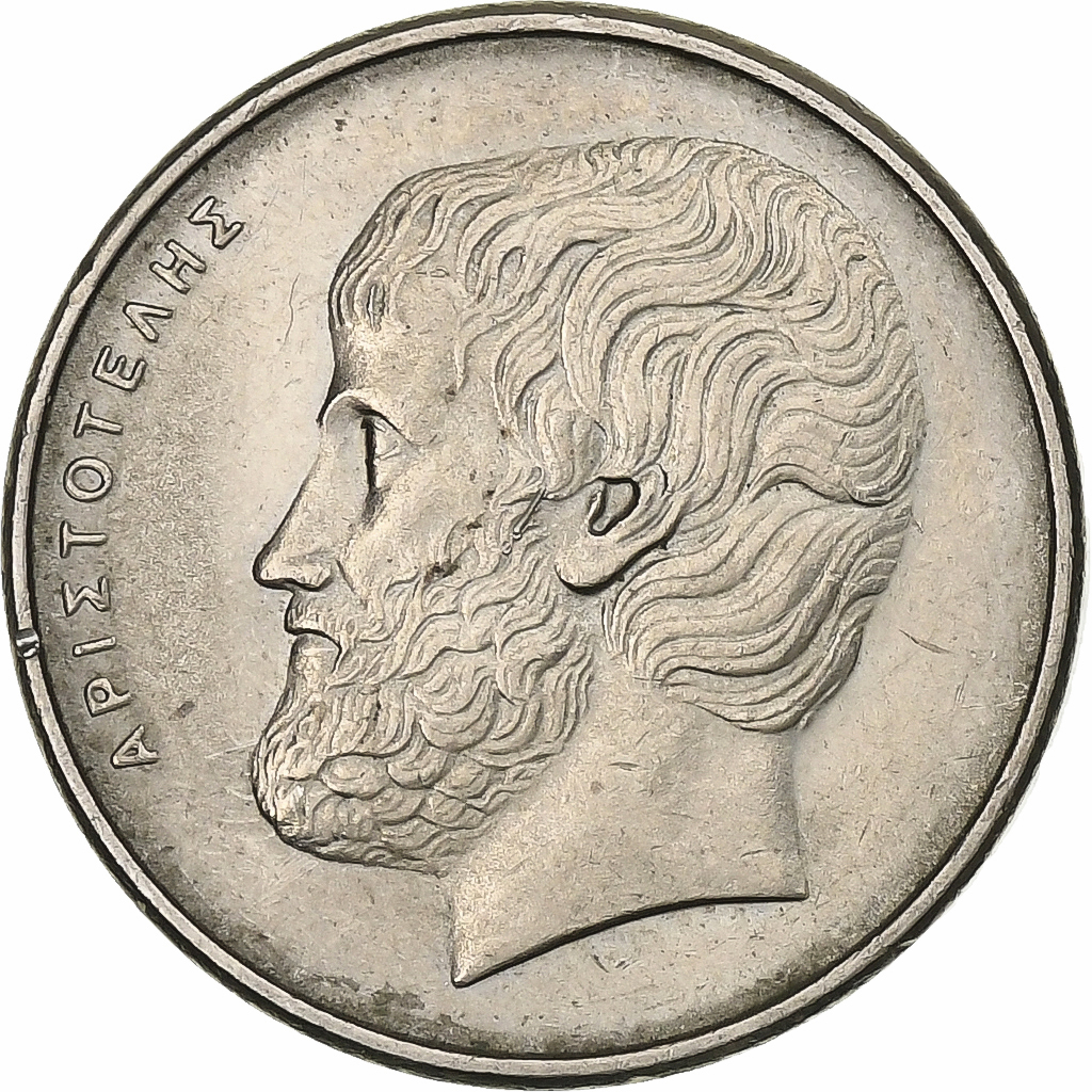 Greece, 5 Drachmai, 1976, Copper-nickel, , KM:118
