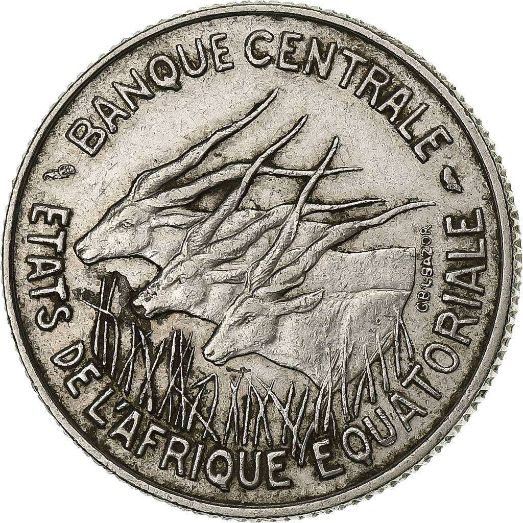 EQUATORIAL AFRICAN STATES, 100 Francs, 1966, Paris, Nickel, , KM:5