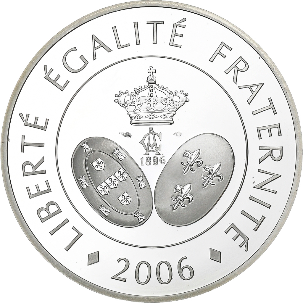 France, 1-1/2 Euro, Princesse Amélie Reine du Portugal, 2006, Paris, Silver