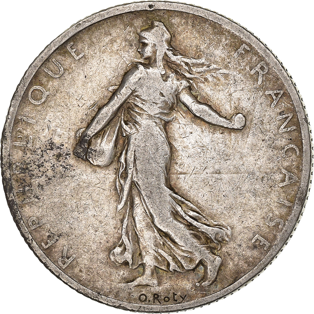 France, 2 Francs, Semeuse, 1901, Paris, Silver, , Gadoury:532, KM:845.1