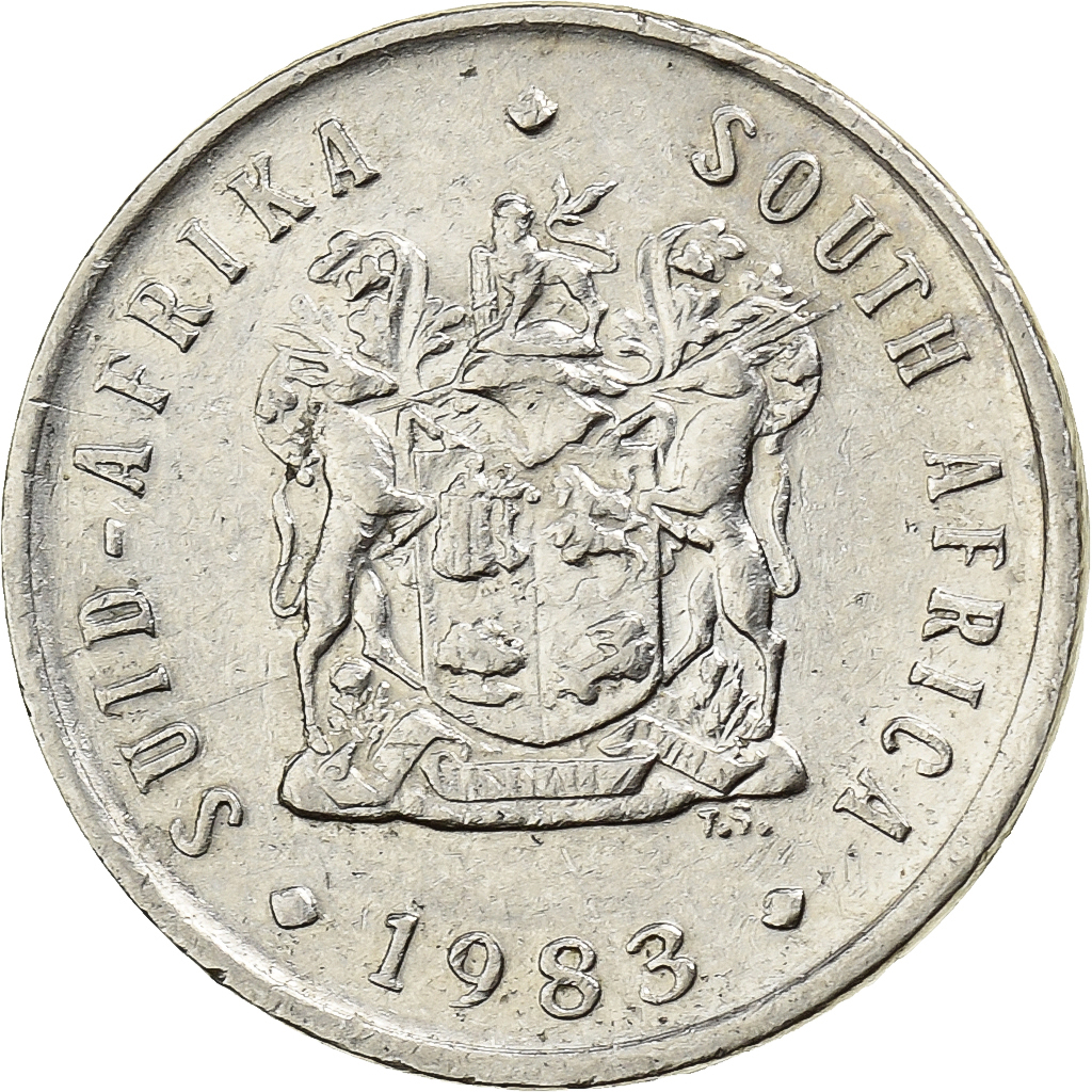 South Africa, 5 Cents, 1983, Nickel, , KM:84