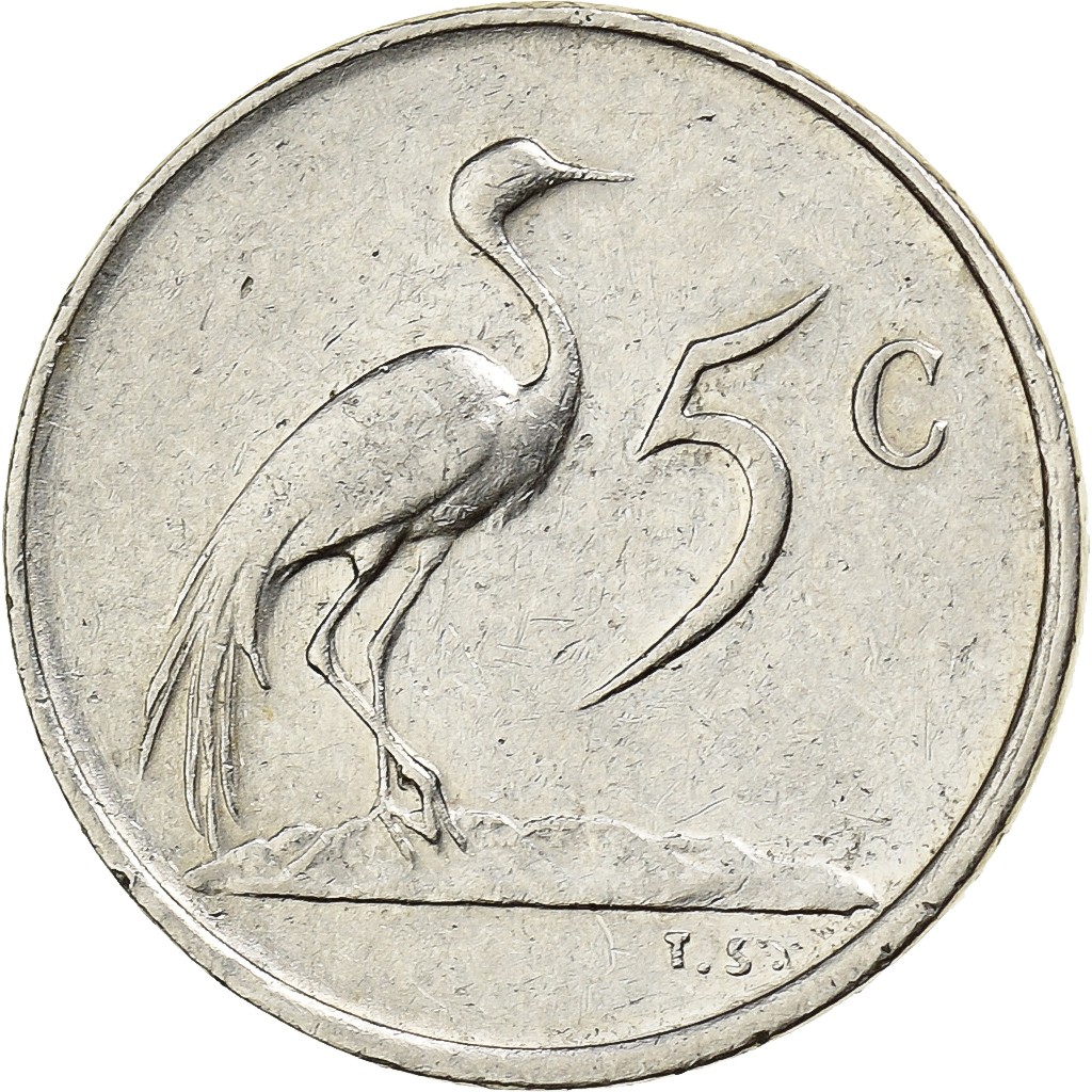 South Africa, 5 Cents, 1983, Nickel, , KM:84