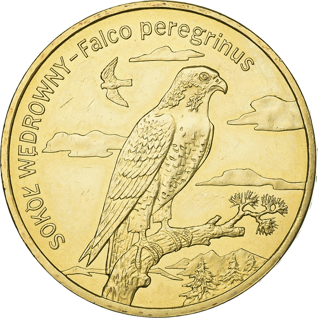 Poland, 2 Zlote, 2008, Warsaw, Brass, , KM:627