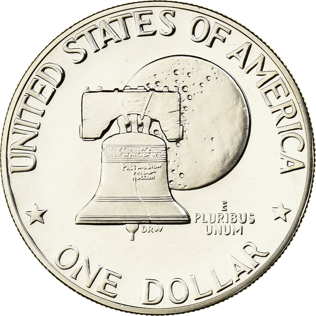 United States, Dollar, Eisenhower, 1976, U.S. Mint, Proof, Copper-Nickel Clad