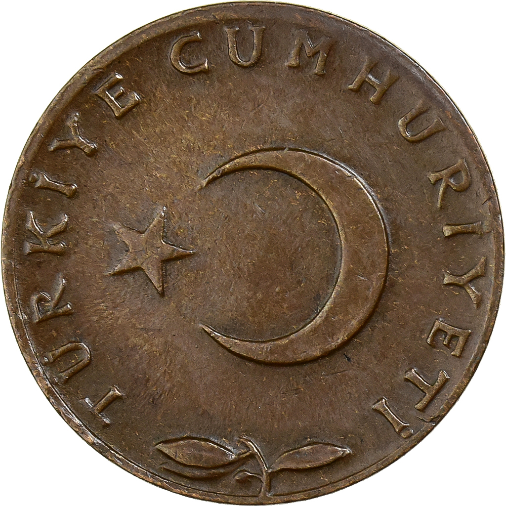Turkey, 5 Kurus, 1958, Istanbul, Bronze, , KM:890.1