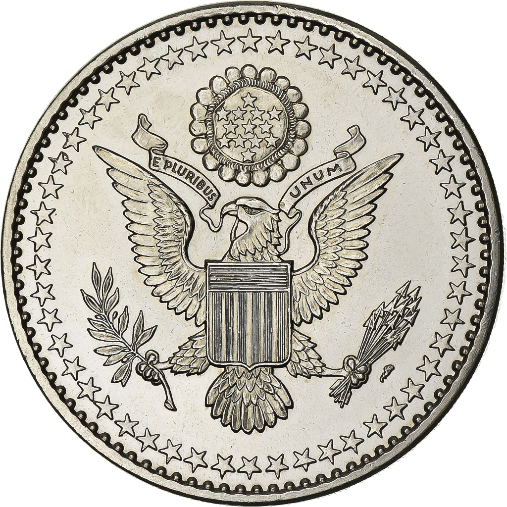 United States, Medal, 1917-1963, Nickel, J.MAUVIEL, John F. Kennedy, 